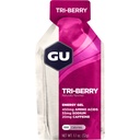 GU Energy Original Sports Nutrition Gel 8-Count Vanilla Bean e 8-Count Tri-Berry Bundle com aminoácidos e eletrólitos