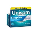 Unisom SleepGels, Difenidramina HCl 50 mg, 60 Contagem