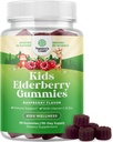 Naturezas Craft Sambucus Elderberry Gummies for Kids Health - Delicious Black Elderberry Gummies with Zinc and Vitamina C for Kids Imune Support - Gelatin and Gluten Free Non-GMO Immunity Support 90