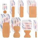 Lounsweer 720 Pcs Bandagens sortidas Variety Pack Kit de primeiros socorros em massa Reenchimento Suprimentos de tecido flexível adesivo de ponta de dedo respirável Knuckle Spot Bandages Impermeável para Braços Rótulos de cuidados de joelho