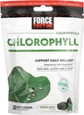 FORCE FACTOR Clorophyll suave mastiga antioxidantes Suplemento para reduzir odor corporal, promover a respiração fresca, Não-GMO, Gluten-Free, e Vegan, Fresh Ment Flavor, 30 mastigações suaves, Verde