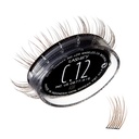 Lashify Curl 12mm Gossamer Extensões Cílios Refil, cor de cinzas, DIY Cílios falsos para um olhar natural