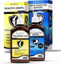 BAXYL & BaxylGI Pacote de Pacotes - (6 fl oz Cada) - Suplemento de Junta de Ácido Hialurônico e Hylarunonan Amaferm Suplemento Digestivo Prebiótico.
