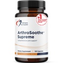 Designs para Saúde ArthroSoothe Supremo - Suplemento de Apoio Conjunto para Adultos com Sulfato de Glucosamina, Quercetina, Mexilhão Lipped Verde, HSH, Chinese Skullcap + Mais - Não-GMO (120 Cápsulas)