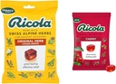 Ricola Original Natural Herb Tosse Supressor Garganta Drops, 45 Gotas, Luta Tosse Naturalmente, Acalma Garganta, Naturalmente Aliviando & Garganta de Cereja Drops, 45 Contagem