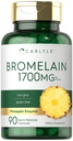Carlyle Bromelain 1700 mg □ 90 Cápsulas
