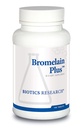 Biotics Research Bromelain Plus Lactose Livre Dairy Livre Suporte Digestivo, Suporta Caminhos Fisiológicos Saudáveis e Equilibrados, Relaxamento muscular e Conforto, Bromelain 2500 MCU g, Papain 100 Tablets