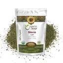 Via orgânica Stevia Leaf Cut & Sifted (Stevia Rebaudiana) - Kosher & USDA Certified □ Non-GMO & Gluten Free □ Adoçante Natural