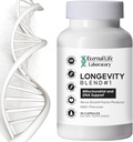 NAD+ Suplemento com CoQ10 200mg, PQQ, Nicotinamida Riboside, Shilajit para Anti envelhecimento da pele e vitalidade celular Mistura de longevidade #1 Made with Himalayan Shilajit and NAD - 30 Veggie Cápsulas
