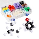 Kit de Modelo Molecular, Conjunto de Química Molecular Orgânica de 240 Pcs, Kit de Modelo de Elementos Átomos para Lições em Química, Kit de Construção de Estruturas Moleculares, Presente de Ciência Ochem para Professores e Estudantes