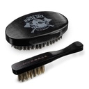 Escova de barba para homens - Kit de escova de barba de javali natural - Escova de bigode para homens - Conjunto de novilhos Premium por Hunter Jack