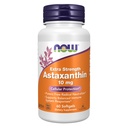 Now Foods Supplements, Astaxantina 10mg, Força Extra, derivado de Não-GMO Haematococcus Pluvialis Microalgas e tem ocorrência natural Lutein, Cantaxantina e Beta-Caroteno, 60 Softgels