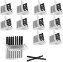(80 Pcs) Cerustop Wax Guard Filters for Hearing Aids Supplies for Phonak, Hearing Aid Wax Filters Resound, Widex and Unitron, Hearing Aids Substituition Parts Cleaning Kit Accessories Tool(10 Packs)