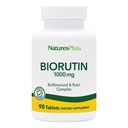 Naturezas Plus Biorutina 1000 mg - 90 Comprimidos - Complexo Bioflavonóide e Rutina - Suporta Função Vascular & Circulação - Vegetariano, Glúten Livre - 90 Servimentos