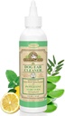 Solução limpador de ouvido do cão com Aroma de hortelã-pimenta Seus extratos naturais ajuda no tratamento de ácaros do ouvido do cão, removendo cera, detritos e Odor, lavagem de ouvido do cão / Otic gato limpador de orelhas gotas