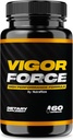 NutraRize vigor força para homens, cápsulas masculinas de alto desempenho, todo o suplemento dietético natural para saúde geral e bem-estar, comprimidos oficiais 50 revisão (60 cápsulas)