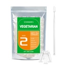 wananfu Tamanho 2 Cápsulas vazias Vegetarianas (500 contagem) Pacote com 2 Micro Lab Spoons, Limpar cápsulas de pílulas de legumes recarregáveis Tamanho 2 para fazer seus próprios suplementos