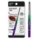 Lápis bepholan preto eyeliner, Lápis impermeável Gel Eyeliner lápis preto Waterline Eye Liner caneta para mulheres impermeável Smudge prova de longa duração (BLACK)