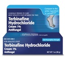 Taro Terbinafina Hidrocloreto antifúngico Creme 1% - Atletas Foot Cream Extra Força, alivia coceira e queima, Curas Mais Pé de Atleta, Jock Coceira e Ringworm 1 oz