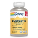 SOLARAY Quercetin Bromelain & Vitamina C, Sistema imunológico, Sinus, Respiratório & Antioxidante Apoio à atividade, Vegan, 500mg de Quercetin & 1,235mg de VIT C, 60 Dia Garantia, 75 Servings, 150 VegCaps