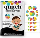 Quitch Mosquito Bite Itch Relief Patch, Depois de Morder Inseto Tratamento Mordida, Anti Coceira Creme Alternativa, Inseto Mordida alívio, Cruzeiro, Viagens e Camping Essencial para crianças
