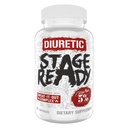 5% Nutrition Stage Ready Diurético □ Competição de força extra Diurético □ Corte de peso de ação rápida, retenção de água e alívio de bloat □ Fórmula natural w/Dandelion Root, Shavegrass, Uva Ursi (60 comprimidos)