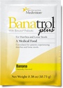 Meditação Banatrol Natural Antidiarreia com Prebióticos, Alívio para IBS, Diarréia recorrente, Alimentos Médicos Clinicamente Suportados, Não Constipantes, 21 Servos (Banana)