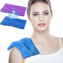 Atsuwell Microwave Heating Pad for Neck Shoulder, Heating Pad Microwavable for Warm Compress, Unscented Microwavable Heat Pad for Cramps, Moist Heat Pack for Smoothing Stress, 2 Packs