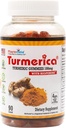 Gummies de Curcumina Cúrmica 100mg com Pimenta Negra BioPerine para Absorção Melhorada, 90 Count, Made in USA