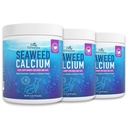 Algas de cálcio para cães e gatos 14 onças, Suplemento de cálcio para equilibrar alimentos caseiros, testado para pureza, mais acessível do que a concorrência, Vet Recomendado, Algas de cálcio da natureza antiga (3 pacote)