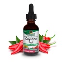 Resposta da natureza Cayenne Fruit Extract □ Ajuda a promover a saúde digestiva □ Alta potência feita com álcool orgânico □ Vegan, Sem glúten, Não-GMO & Kosher certificado 1 oz