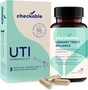Extratos de Infecção por Trato Urinário ® Checkable (3ct) e Suplementos de ITU D-Mannose (60ct)