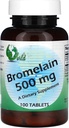 Bromelaína Orgânica Mundial - 500 Mg - 100 Cápsulas