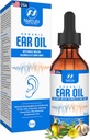 Óleo Orgânico de Orelha para Infecção Orelha - Eardrops Natural para Prevenção de Orelhas, Remoção de Orelhas e Ceras de Nadador - Crianças, Adultos, Bebê, & Dog Earache Remedy - com Mullein, Alho, Calendula Made in USA (2 Oz)