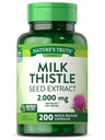 Nature's Truth Milk Thistle Supplement 200 Cápsulas Não-GMO e Extrato de Sementes Glúteas Grátis
