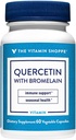 Vitamina Shoppe Quercetin com bromelaína - 250mg Antioxidante (60 Cápsulas)