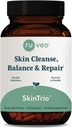 Ruved SkinTrio - Neem Supplement with Organic Neem Extract & Amla, Skin & Microbiome Support Supplement - 60 Cápsulas Vegetarianas (1 Contagem)