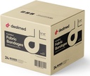 Bandagens Flexíveis de Adesivos de Tecido Dealmed – 100 Count (24 Pack) Bandagens com Almofada Não-Stick, Látex Livre, Cuidado de Feridas para Kit de Primeiros Socorros, 3" x 3/4"