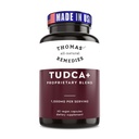Thomas' tudo-natural Remédios Tudca 500mg (1000mg por serviço), 60 Cápsulas- Tauroursodeoxicólico ácido, Suplemento de suporte de fígado- Vegan, Não-GMO, Sem cápsulas de enchimento