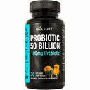 Probióticos 50 Bilhões - 11 Probiótico Probiótico de Strain Live para homens e mulheres - Melhor para apoiar a saúde digestiva e imunitária. com Lactobacillus Gasseri - Garantido poder de expiração