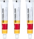 Hemorróidas de musk de Mayinglong Pomada (3 x 20g tubos), 60g - Fórmula de força máxima para alívio rápido hemorroidal, acalma coceira, queima & desconforto - alívio de ação rápida (2,12 oz Total)