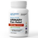 Puregen Labs Alívio da Dor Urinária □ Fenazopiridina HCl 99,5mg Comprimidos □ Força máxima OTC para alívio rápido da dor ITU, queimadura e desconforto da bexiga – 72 Comprimidos Contagem
