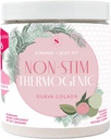Forte + Sexy Fit, Peso e Diet Support Suplemento de saúde, Cafeína Free Não Stim Drink Powder para controle de apetite e suporte de metabolismo, Suplementos para mulheres, Gova Colada Flavor, 30 SVG