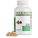 Bronson Maca Root Lepidium Meyenii Não- OGM, 250 Cápsulas Vegetarianas