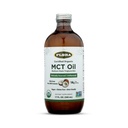 Flora Health MCT Oil Organic Energy Boost, C8 Caprylic & C10 Ácidos Capricos, Keto, Kosher, Não-GMO Verificado, 100% de Cocouts de origem ética e sustentável, 17 Fl Oz Liquid, Garrafa de vidro
