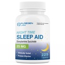 Puregen Labs Doxylamina succinate 25mg □ Ajuda para o sono noturno