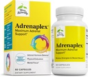 Terry naturalmente Adrenaplex - Adrenal Gland Function Supplement - Glandular Support Supplement with Vitaminas C & B6 - Suplemento dietético para apoiar Função Adrenal saudável - 60 Cápsulas