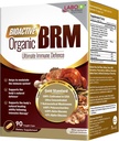 LABO Nutrition Bioactive Organic BRM - Suporte imunológico avançado e manter a atividade natural da célula assassina; 6 cogumelos terapêuticos Lingzhi, Yunzhi, Maitake, Shiitake, Agaricus Blazei Murill & Cordyceps