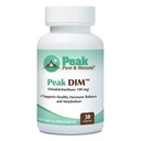 Peak Pure & Natural Peak DIM - Suporte Equilíbrio saudável de hormônio e estrogênio - Metabolismo Suplemento de suporte 100mg - 30 Cápsulas