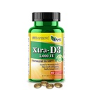 América Medic & Science Xtra D3 Vitamina D 5.000 UI (125 mcg) Colecalciferol Suplemento para homens e mulheres (60 Fácil de engolir Softgels) Melhor para osso, saúde do coração, suporte do sistema imunológico, função pulmonar